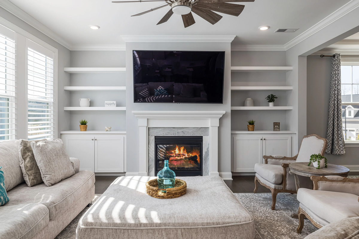 modernos muebles de pladur para tv